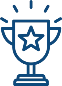 Trophy Icon to signify industry leading products