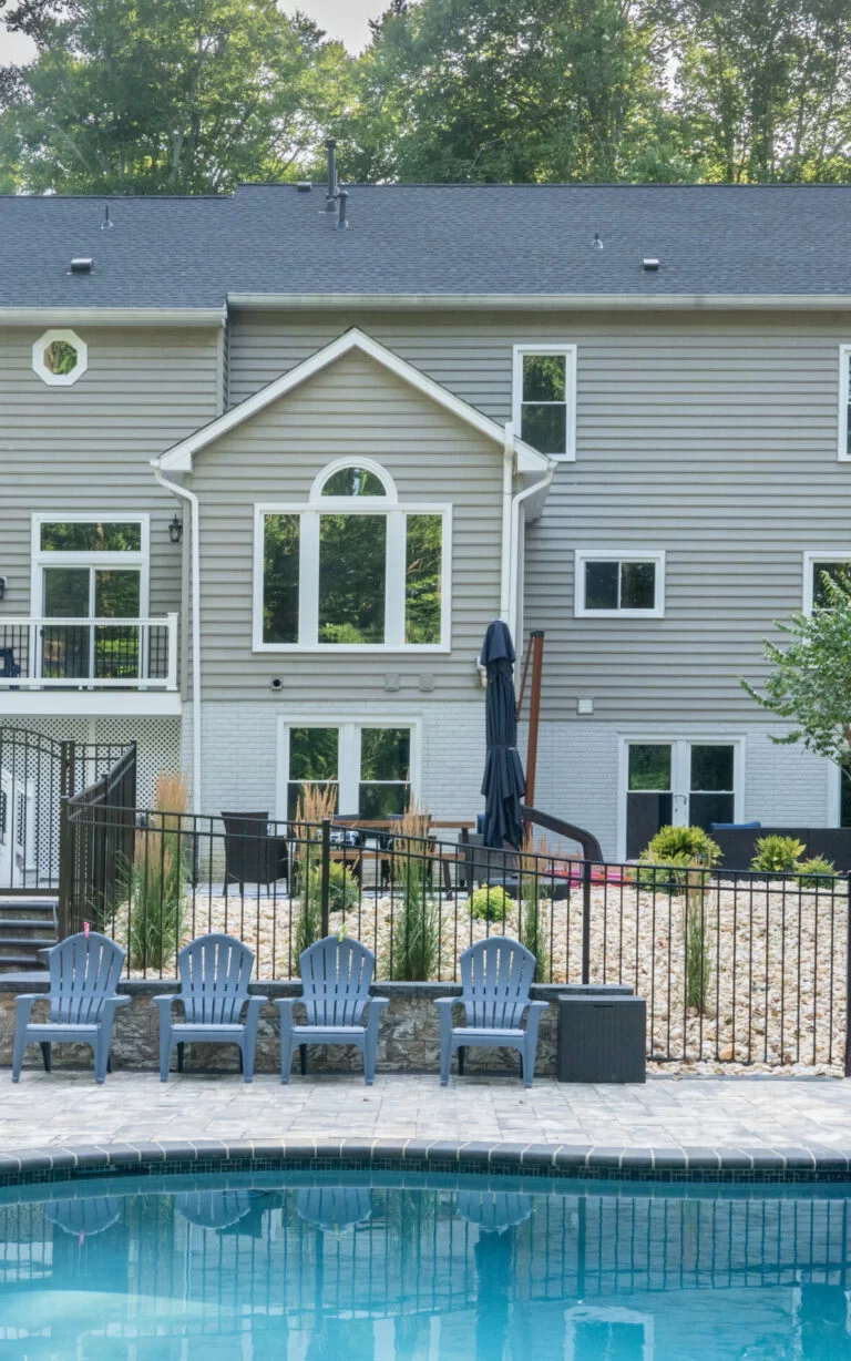 Georgetown exterior backyard with pool